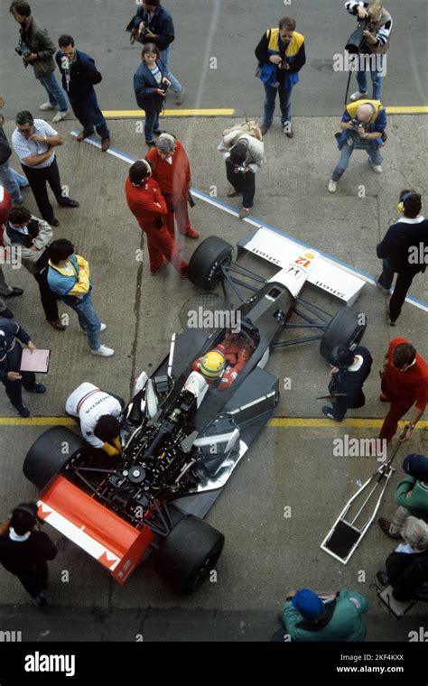 Ayrton Senna, McLaren-Honda Stock Photo - Alamy