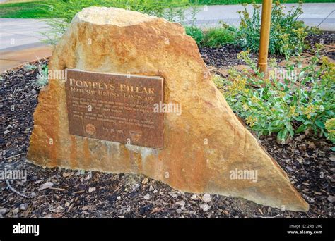 Pompeys Pillar, National monument in Montana Stock Photo - Alamy