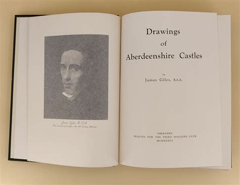 Drawings of Aberdeenshire Castles by Giles, James: Near Fine Hardcover (1936) 1st Edition ...