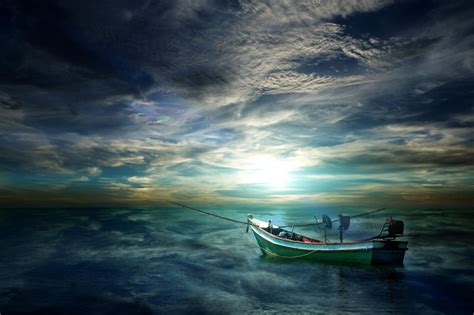 Details 138+ sea boat wallpaper - 3tdesign.edu.vn