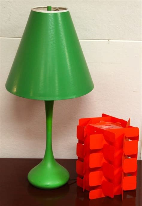 FOUND in ITHACA » Vintage Laurel Mushroom Lamp, Orange Retro Shade