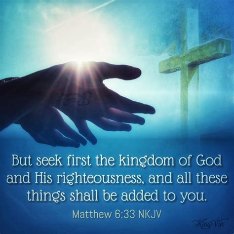 Seek first the kingdom of God | I Live For JESUS