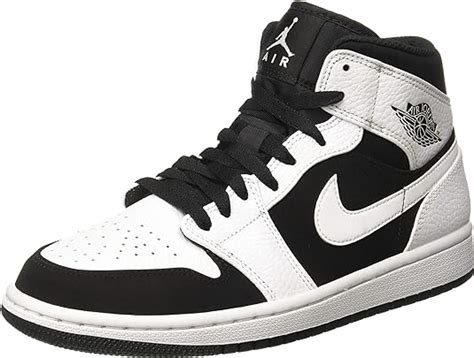 Nike AIR Jordan 1 MID - 554724-113 - Size 7 White, Black White: Amazon.ca: Shoes & Handbags