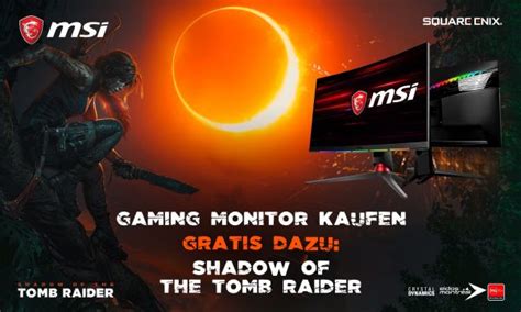 Werde zum Tomb Raider mit MSI Curved Gaming Monitoren – Hartware
