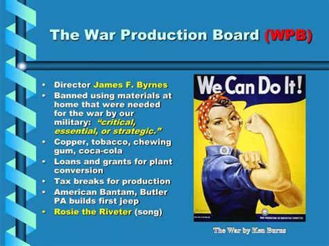 PPT - The War Production Board (WPB) PowerPoint Presentation, free download - ID:6319651