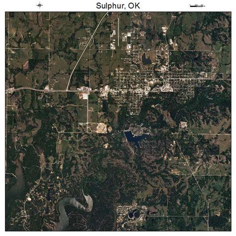 Aerial Photography Map of Sulphur, OK Oklahoma