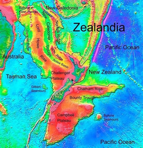 Zealandia: Interesting Facts About the 'Lost Continent' | Continents, Geology, Fantasy world map