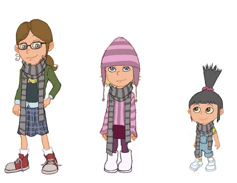 Margo Edith And Agnes Dress Up by TheFishAndTheBird on DeviantArt