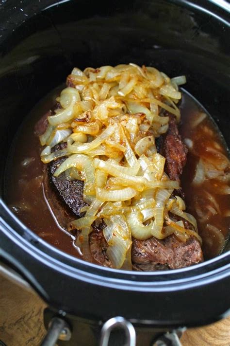 Crock Pot Beef Roast with Caramelized Onions from Miss in the Kitchen ...