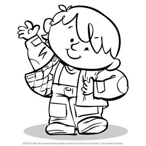 a little boy holding a bottle in his hand and looking up at the sky coloring page
