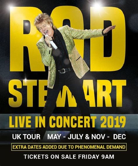 Rod Stewart - Live In Concert - 11 December 2019 - First Direct Arena - Event/Gig details ...