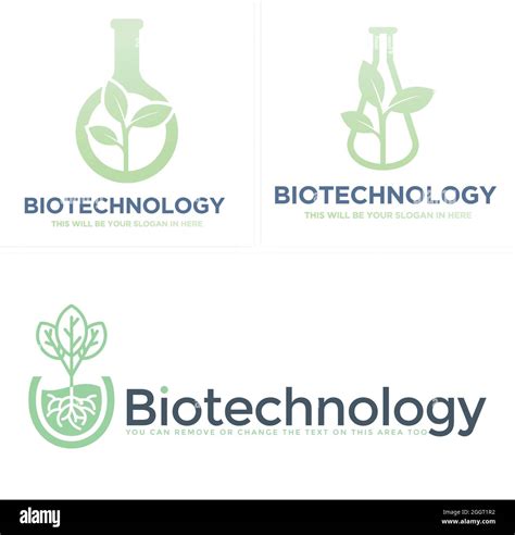 Biotechnology farming leaf plant logo design Stock Vector Image & Art - Alamy