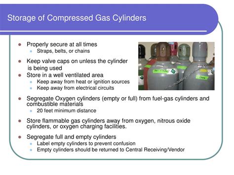 PPT - Compressed Gas Cylinder Safety PowerPoint Presentation - ID:178688