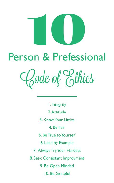 Professional Ethics | Ethics quotes, Code of ethics, Good work ethic