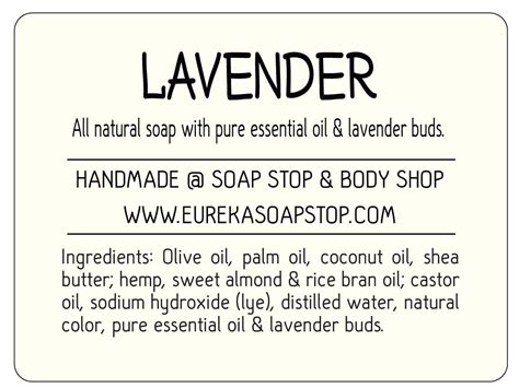 Lavender Handmade Hot Process Soap -Loaf – Soap Stop & Body Shop