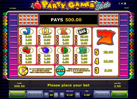 Party Games Slotto - Video Slot - Online Slots