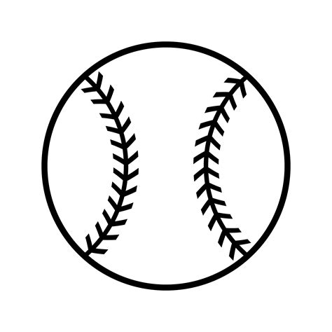 Baseball vector icon 551467 Vector Art at Vecteezy