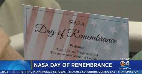 NASA Day of Remembrance - CBS Miami