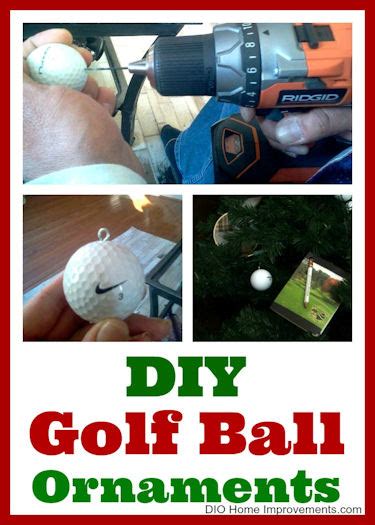 DIY Golf Ball Ornaments - DIO Home Improvements