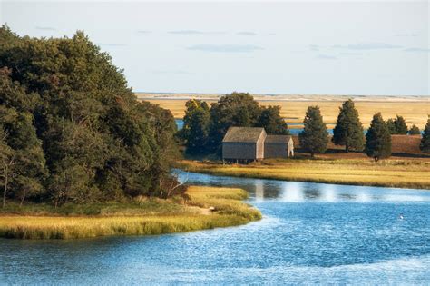 River, landscape, and house at Cape Cod, Massachusetts image - Free stock photo - Public Domain ...