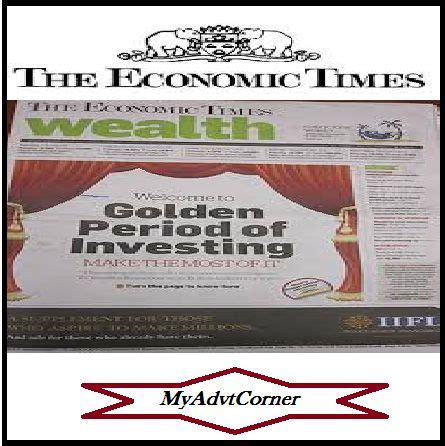 Book Ads in Economic Times Newspaper | Online advertising, Economic ...