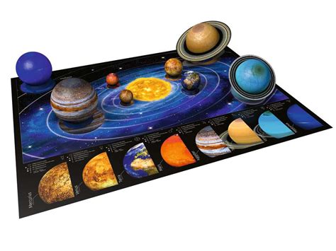 Ravensburger Planetary Solar System 3D Jigsaw Puzzles | Shaped 3D Puzzle® | 3D Puzzle ...