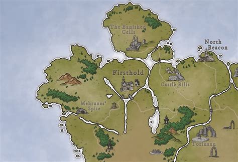 SUMMERSET ISLES Original Map From the Elder Scrolls Games. ESO - Etsy