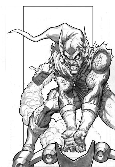 Bajo la Máscara — comicbookartwork: Green Goblin by Eddie Nunez | Marvel drawings, Comic book ...