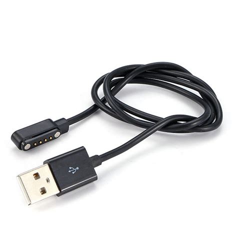 USB Smart Watch Charging Cable 4 Pin 65cm/25.6 " Magnetic Power Charger Power Supply Cord for ...