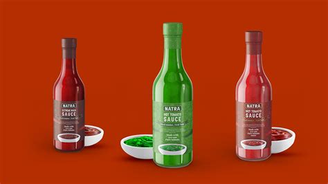 Sauce Pouch & Saucee Bottle Packaging & Label Design on Behance