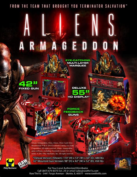 Aliens: Armageddon (2014) Arcade box cover art - MobyGames