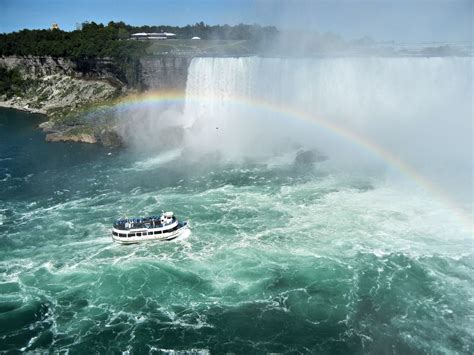 Free Images : sea, nature, ocean, boat, rapid, tourism, body of water, rainbow, water feature ...