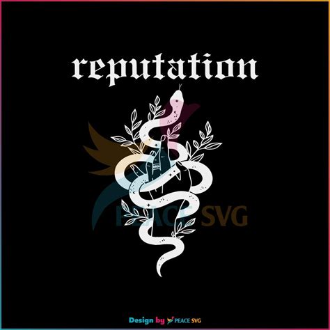 Reputation Snake Taylor Swift SVG Reputation Album SVG File » PeaceSVG