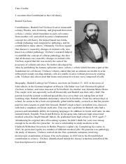 Contributions of Rudolf Virchow and Matthias Schleiden to Cell | Course ...