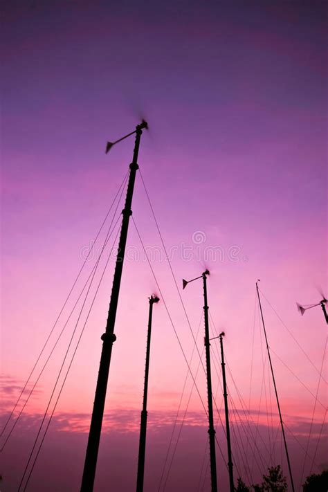 Urban wind turbine stock photo. Image of small, wind - 14060484