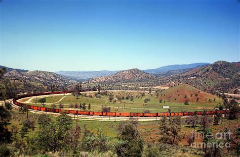 Tehachapi Loop, ATSF Train Photograph by Wernher Krutein | Fine Art America