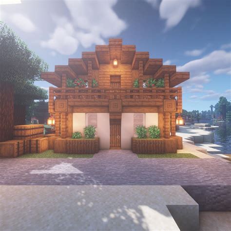 Kugio - Minecraft Builder on Instagram: “Here’s is my take on the village house transformation ...