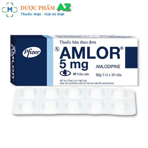 Thuốc Amlor 5mg - Thuốc điều trị bệnh cao huyết áp