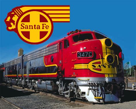 Santa Fe Chief Logo Train Photo - A-Trains.com