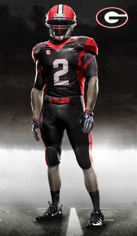 Original uniform concepts for the Georgia Bulldogs