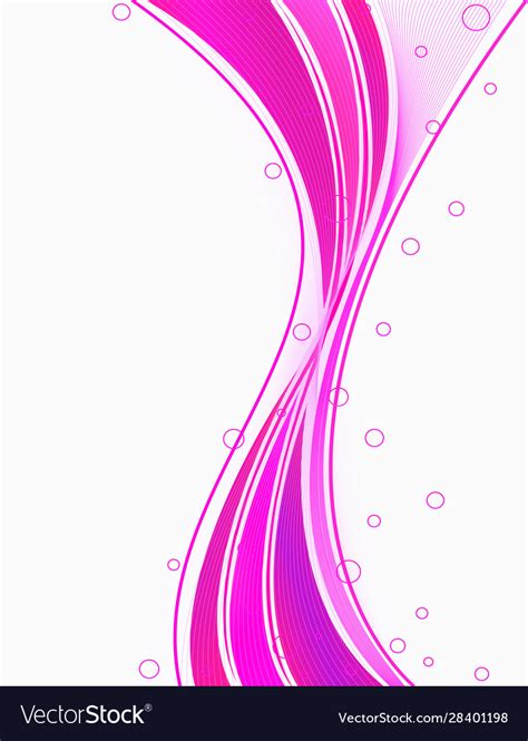 Abstract art design wave purple background Vector Image