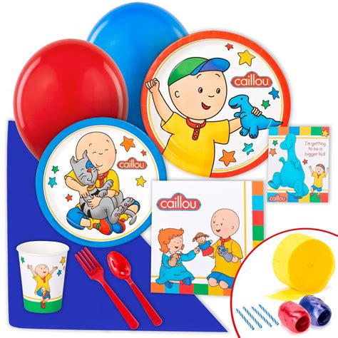 Caillou Value Party Pack from BirthdayExpress.com | Kids party themes, Caillou party, Party themes