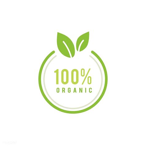 100 percent organic emblem illustration | free image by rawpixel.com | Fruit logo, Fruit logo ...