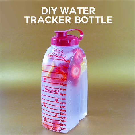 DIY Water Tracker Bottle Can Help You Lose Weight! - Jennifer Maker