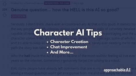 Character AI Tips and Tricks [Aug 2023]