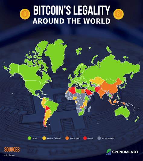 Bitcoin Regulation: Where is Bitcoin Legal? - SpendMeNot