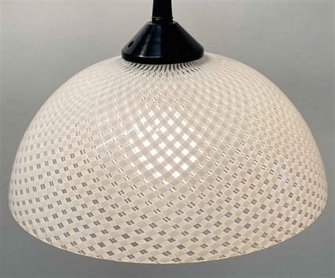 Modern Hand Blown Vetri Murano Glass Shade Pendant Light | Olde Good Things