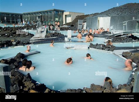 Blue Lagoon (mineral baths), near Keflavik, Iceland, Polar Regions ...