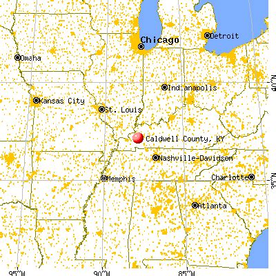 Caldwell County, Kentucky detailed profile - houses, real estate, cost ...