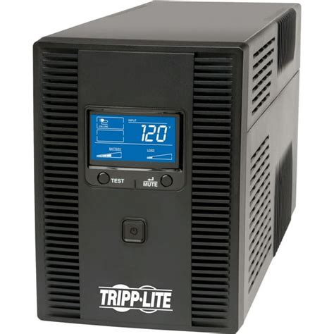 Tripp Lite 1500VA UPS Battery Backup, AVR, LCD, Line Interactive, 10 Outlets, 120V, USB, TEL ...